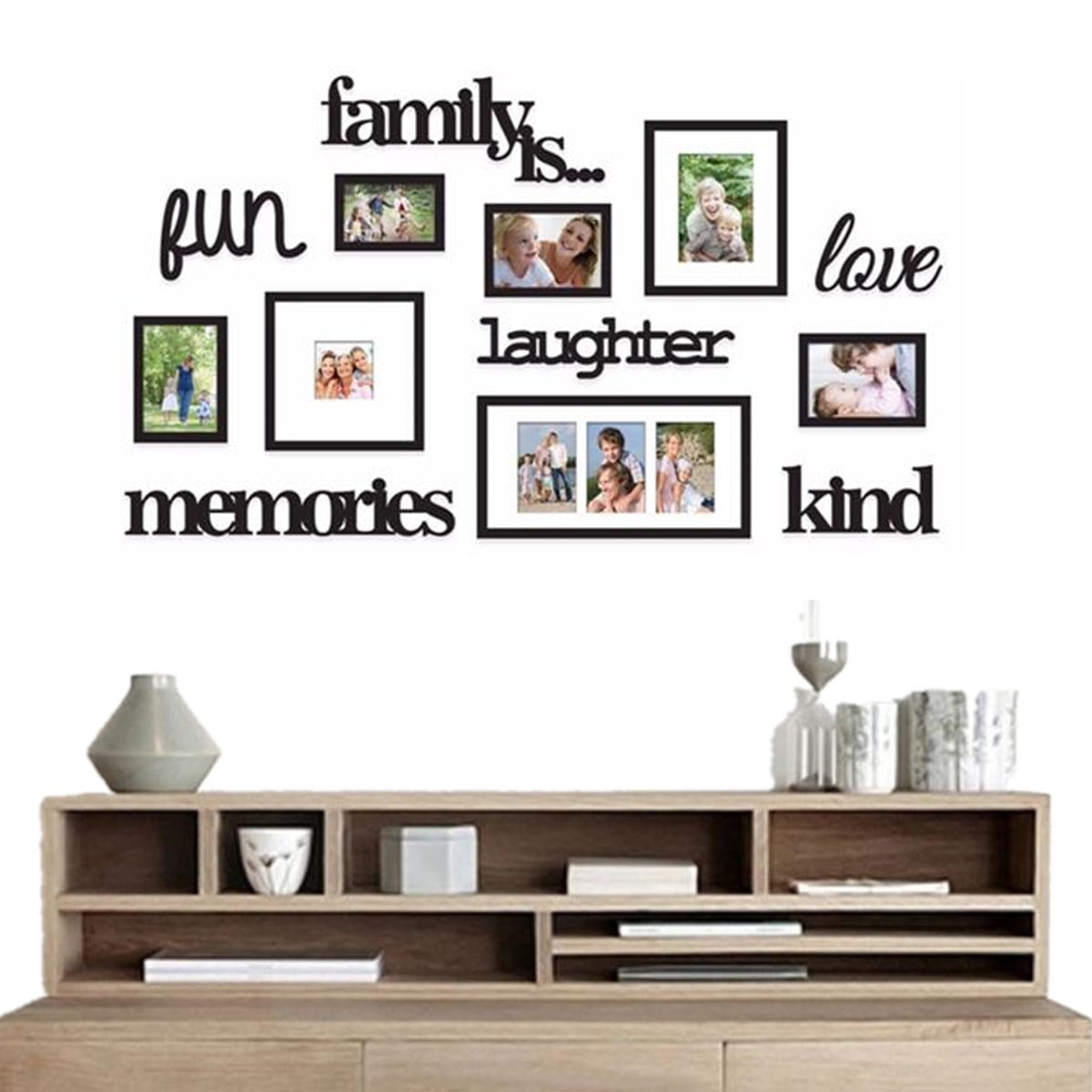 Photo Frame Plaque College Frame Wall Decoration Combination White Pvc Picture Frame Selfie Gallery Collage Family Tree Walmart Canada