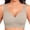 Beige, variant on Women's Full Coverage Wireless Bra Seamless Wide Strap Side Shaping Soft Support Everyday Wear Bra Beige M