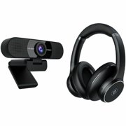 EMEET C960 Ultra 4K Webcam with 1/1.5 Sensor, PDAF, and Two Noise-Cancelling Mics. Performs very well in low-light conditions, premium and robust metal finish