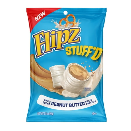 Flipz Stuff'd White Fudge Peanut Butter Pretzel Nuggets, 3.5 oz