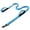 Light Blue, variant on Dual Handle Reflective Dog Leash with Car Seatbelt Clip, 6FT Heavy Duty Nylon Pet Walking Lead, Padded Soft Handles Anti Pull Safety for Medium Large Dog, Multi-Functional Training & Car Travel Lea