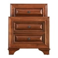 thumbnail image 4 of Glory Furniture LaVita 3 Drawer Nightstand in Oak, 4 of 8