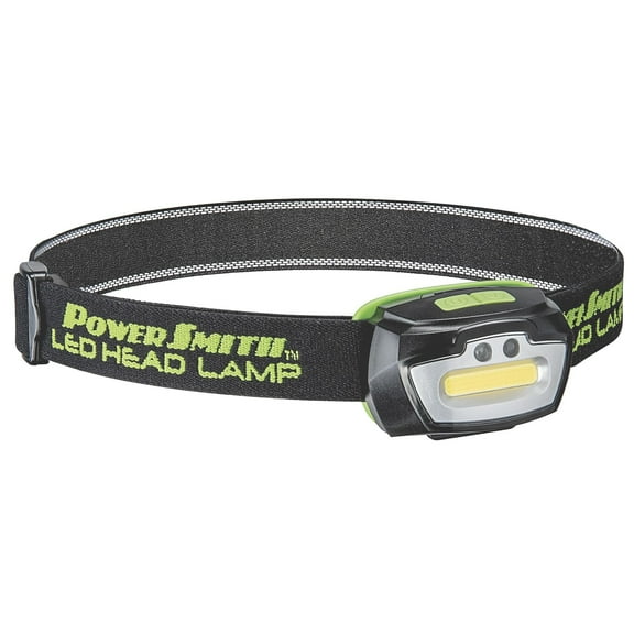 PowerSmith PHL23FRGS LED 230 Lumen Motion-Sensor Activated Weatherproof Headlamp with Adjustable Head Strap, High, Low, and Strobe Modes, and 3 AAA Batteries