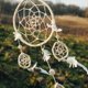 thumbnail image 4 of Juego de aros atrapasueños, aros de metal para manualidades, macramé de 6", dorado, 5 formas, 4 tamaños, pompones., 4 of 4