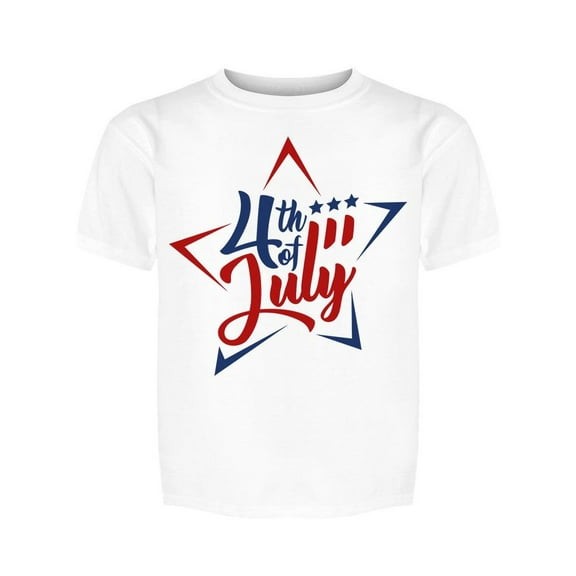 4th Of July. Banner Tee Girl's -Image by Shutterstock