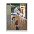 thumbnail image 4 of Stupell Industries Chickens Strolling Through Farmhouse Doorway Contemporary Strokes Painting Gray Framed Art Print Wall Art, Design by Lisa Timmerman, 4 of 5