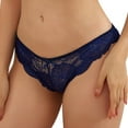 thumbnail image 4 of Womens Underwear Invisible Seamless Bikini Lace Underwear Half Back Coverage Panties, 4 of 7