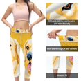 thumbnail image 3 of Surfing in Summer High Waist Capris Not See-Through Printed Yoga Pants Women Gym Leggings Fitness Leggings for Running Yoga Workout, 3 of 6