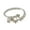 A, variant on Women's Adjustable Rings In Silver Color Stylish Coppers Rings With Intricate Irises Flower Detailing for Daily Wear