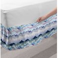 thumbnail image 2 of Abstract Bed Skirt, Horizontally Pastel Colored Style Woodland Trees and Mountains Landscape Like, Elastic Bedskirt Dust Ruffle Wrap Around for Bedding Decor, 4 Sizes, Multicolor, by Ambesonne, 2 of 2