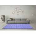 thumbnail image 3 of Ahgly Company Indoor Rectangle Abstract Blue Contemporary Area Rugs, 8' x 12', 3 of 4