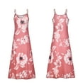 thumbnail image 3 of Calzi Women Floral Nightgown Summer Sleeveless Nightshirt Long Dress Pajamas Sleep Dress Nightwear, 3 of 3