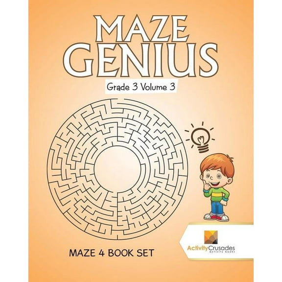 Maze Genius Grade 3 Volume 3: Maze 4 Book Set, (Paperback)