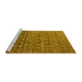 thumbnail image 2 of Ahgly Company Machine Washable Indoor Rectangle Oriental Yellow Traditional Area Rugs, 2' x 5', 2 of 4