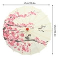 thumbnail image 2 of DEEPCRAFF Colorful Decorative Paper Parasol Umbrella with Wooden Handle for Party Decoration and Outdoor Events, 2 of 6