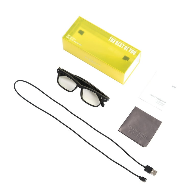 Bluetooth Glasses Wireless Bone Conduction Sport Music Eyeglasses