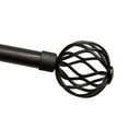 thumbnail image 3 of Exclusive Home Ogee 1" Curtain Rod and Coordinating Finial Set, Oil Rubbed Bronze, Adjustable 36"-72", 3 of 8