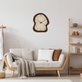 thumbnail image 3 of Vintage Farmhouse Wall Clocks Battery Operated 16 Inch Irregular Wood Wall Clock Brown Decorative Wall Clock Silent Non-Ticking for Bathroom Bedroom Living Room, 3 of 6