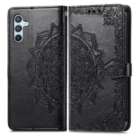 

Case for Samsung A54 5G Leather Case Simple Business Flip Cover Shockproof Exquisite Pattern