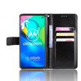 thumbnail image 4 of Funda tipo libro para Motorola MOTO G8 Power, cartera todo‑en‑uno, funda multifuncional con tarjetero y correa de muñeca desmontable, 4 of 5