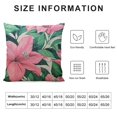 thumbnail image 5 of Pratyus Flowers Leaves Modern Rustic Decorative Couch Pillow Cases with Zipper Home Decor 1PC 24x24in, 5 of 5