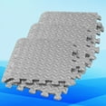 thumbnail image 3 of 6Pcs EVA Leaf Grain Floor Mats Splicing Floor Pads Patchwork Rugs Thicken Floor Cushion for Gym Dance Room (Grey), 3 of 9
