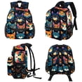 thumbnail image 4 of Cat Adjustable Shoulder Strap Beach Backpack with Large Capacity, Printed Design, Lightweight, 4 of 6