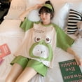 thumbnail image 5 of Sleepwear Lovely Home Suits Sexy Pyjama Night Sleepwear Female Pajamas Set with Shorts Nightie for Ladies M-5XL, 5 of 7