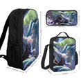 thumbnail image 2 of Hatsune Miku Backpack Study Smart System Organized Bookbag with Brain Food Lunch Kit, 2 of 5