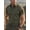 Army Green, variant on Men's Breathable Tactical Polo Shirt Short Sleeve Pocket Tops Durable Tees Everyday Activity Clothing Gray M