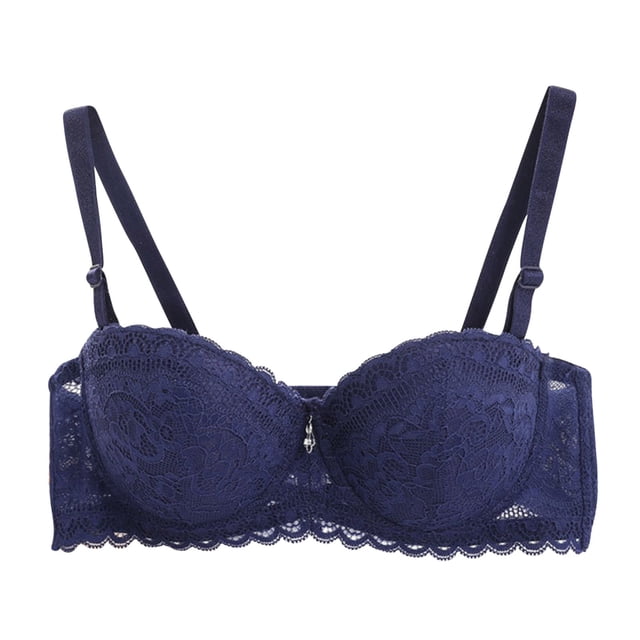 Timegard Soutiens-gorge Push-Up pour Femmes en Dentelle à Bretelles Ajustables Confort Respirant de Tous les Jours Soutiens-Gorge Fins avec Soutien