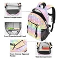 thumbnail image 5 of JIALIOU 14" Laptop Backpack Waterproof Airline Approved Stylish Casual Daypack for Travel Business College Work, Rabbits Cats Tigers Dogs, 5 of 8