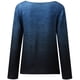 thumbnail image 5 of Blusa bordada de manga larga con cuello en V y estampado informal retro para mujer Pompotops  gfhjh11183, 5 of 5