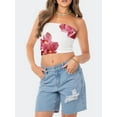 thumbnail image 6 of Michellecmm  Women Pajamas Set 2 Pieces Loungewear Suits Tube Tops Shorts, 6 of 9