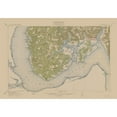 thumbnail image 3 of USGS 24x18 Black Modern Framed Museum Art Print Titled - Nanjemoy Maryland Quad - USGS 1913, 3 of 5