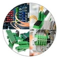 thumbnail image 7 of SM/MM MPO Fiber Optic Connector, Quick Optical Adapter for OM3 MPO/MTP UP-DOWN Mount Sky Blue 44x25x10mm, 7 of 7