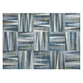 thumbnail image 2 of Addison Rugs Chantille Indoor/Outdoor Transitional Squares Denim Washable Rectangle Rug, 1'8" x 2'6", 2 of 6