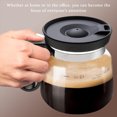 thumbnail image 2 of Maytalsory Glass Coffee Pot Shape Mug 16 Oz Cup With Handle And Lid For Hot Teas Iced Coffee Pot Mug, 2 of 3