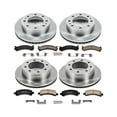 thumbnail image 3 of Power Stop Front and Rear Stock Replacement Brake Pad and Rotor Kit KOE2029, 3 of 8