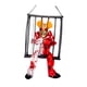 thumbnail image 5 of Muñeco de prisionero parlante y aterrador con luces intermitentes, ideal para fotos, juguete colgante de Halloween que grita Rojo Blanco, 5 of 9