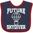 thumbnail image 3 of Inktastic Skydiving Future Skydiver Boys or Girls Baby Bib, 3 of 4