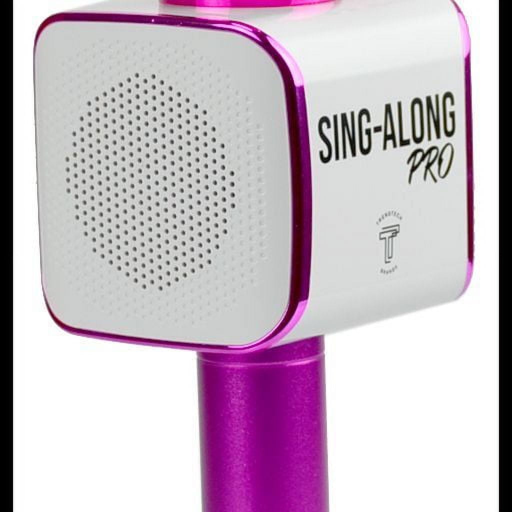 Pink Sing A Long Pro 3 Karaoke Bluetooth Microphone-(SA3-Pink)