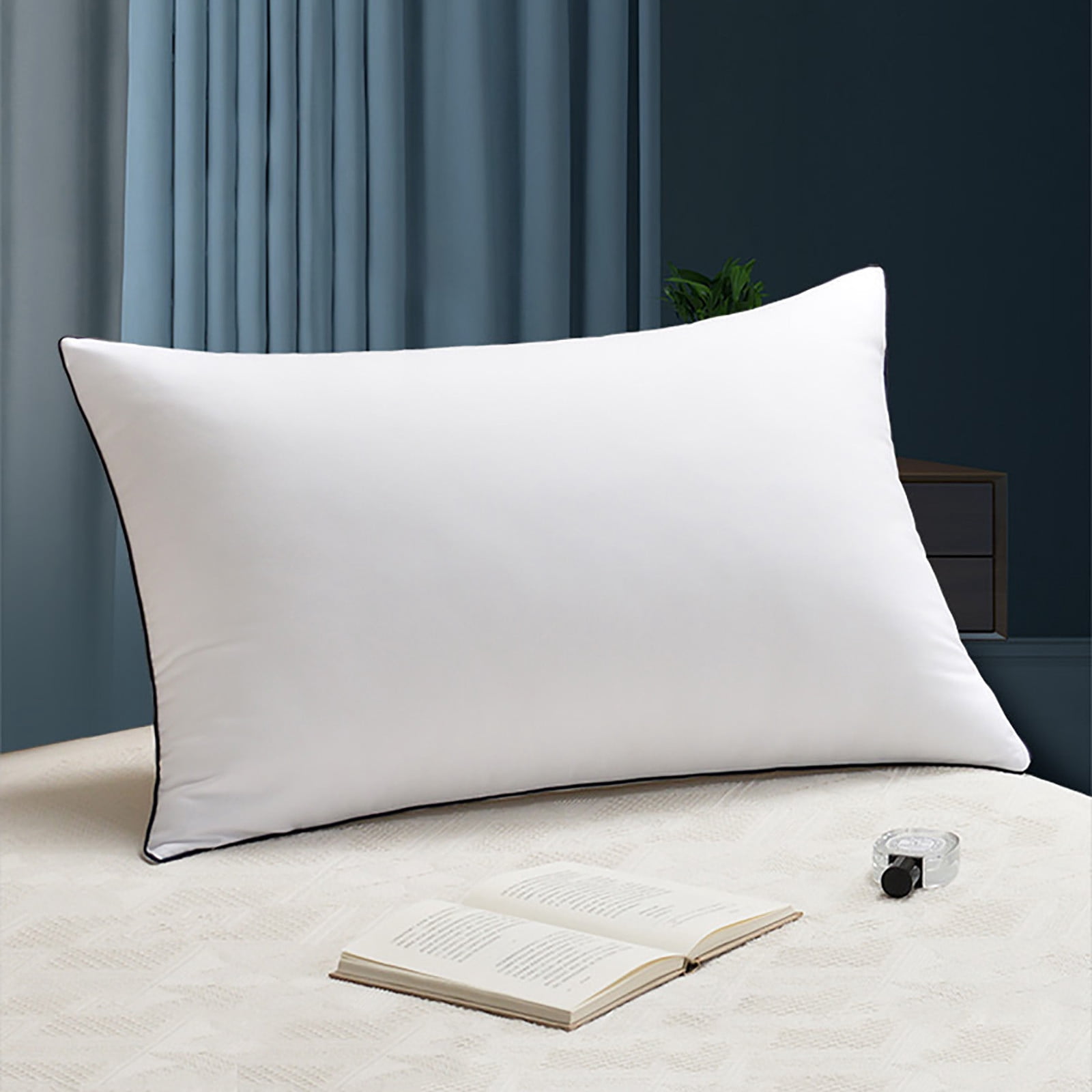 Vfedsrsge Pillow Inserts Soft Breathable Long Body Pillow Inserts for Home and Hotel,19x29in