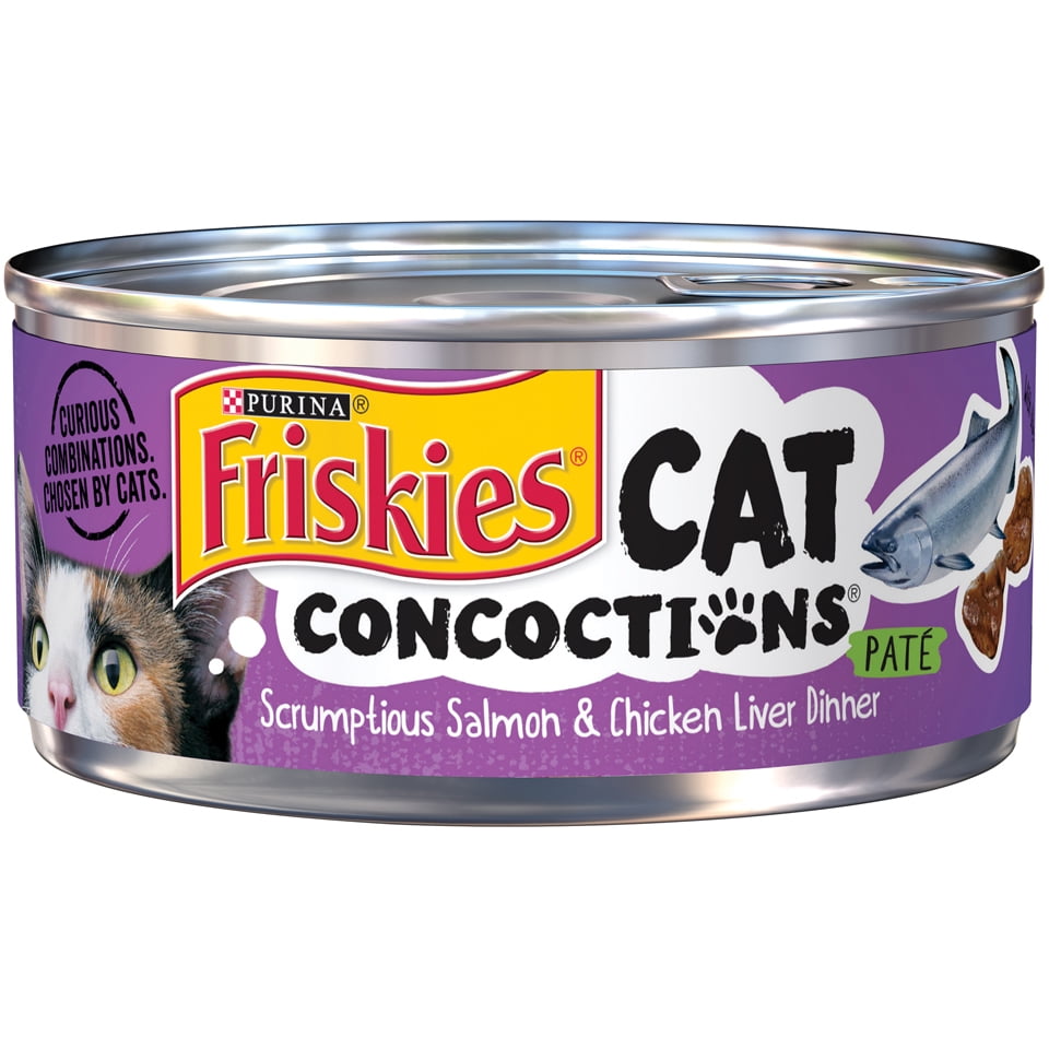 Friskies Pate Wet Cat Food, Cat Concoctions Scrumptious Salmon