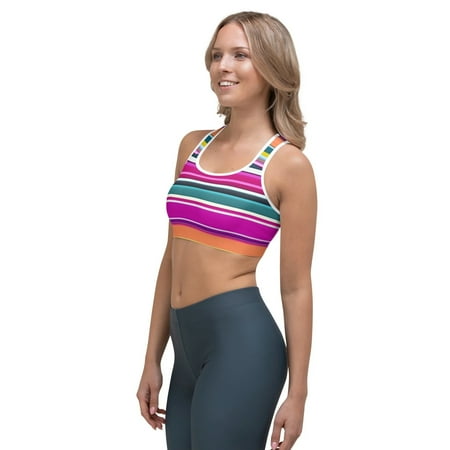 

Women’s Plaid Pattern Soft Colorful Comfortable Sports bra