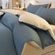thumbnail image 5 of Set de ropa de cama tamaño queen, tela lavada de poliéster | Juego de edredón suave de 4 piezas | Funda de colcha moderna transpirable de doble cara, sábanas, fundas de almohada | Cuidado fácil, 5 of 6