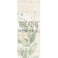 thumbnail image 2 of Allen, Kimberly 8x14 White Modern Wood Framed Museum Art Print Titled - Breathe Unwind Panel, 2 of 4