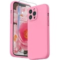 thumbnail image 1 of UTAH-Silicone Case Compatible with iPhone 13 Pro Max Case 6.7 inch (2021), with Camera Protection Liquid Silicone Soft Gel Rubber Phone Case Cover with Microfiber Lining (Rose Pink), 1 of 4