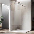 thumbnail image 2 of Sunny Shower Modern Matte Black Shower Enclosure 30x72 Inch Tempered Glass & Aluminum Frame, 2 of 9