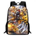 thumbnail image 4 of Mochilas de dibujos animados Digimon para niños, niñas y niños, regalo de cumpleaños para estudiantes, mochilas escolares para niños, mochila duradera de gran capacidad para acampar, 4 of 5